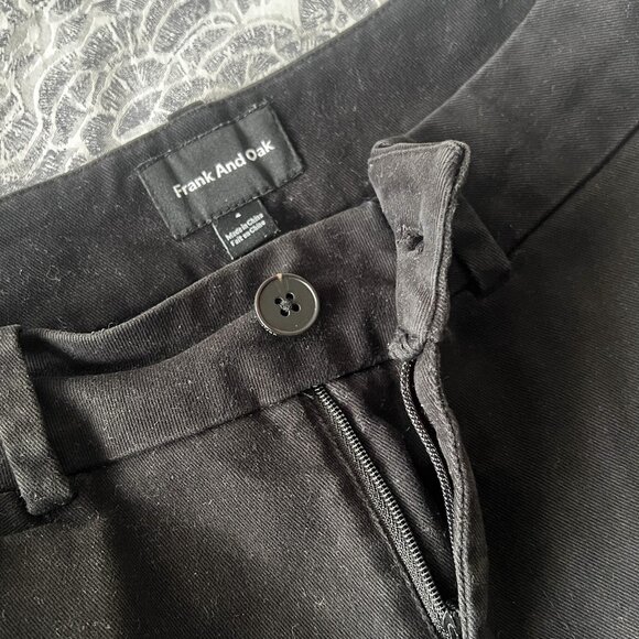 Frank and Oak Josephine High-Waisted Shorts in Black - Picture 6 of 10